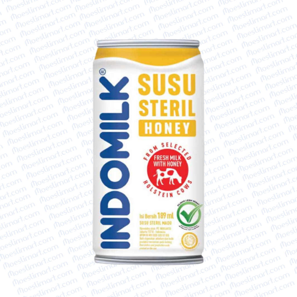 

Indomilk Susu Steril Honey Kaleng 189 mL