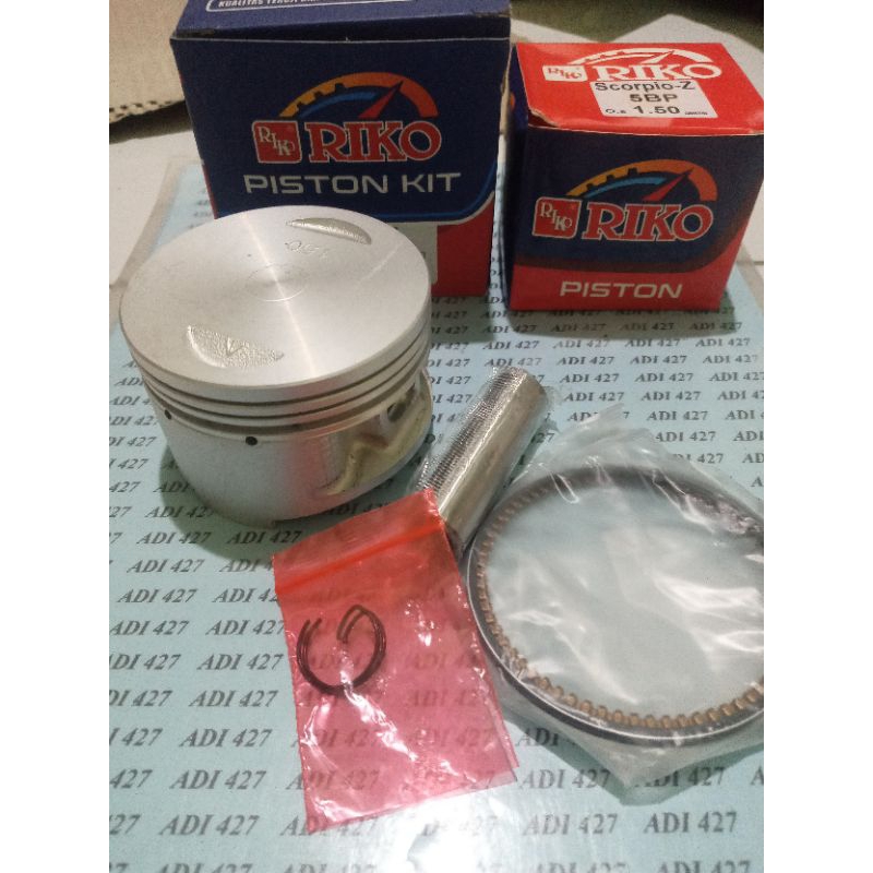 PISTON KIT SEHER SET RING YAMAHA SCORPIO Z/SCORPIO OVER SIZE /OS STANDAR (STD/25/50/75/100/125/150/1
