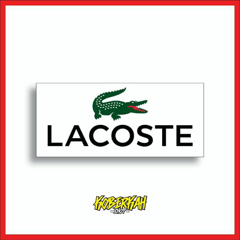 

stiker lacoste /logo brand,distro,cloting,stiker keren