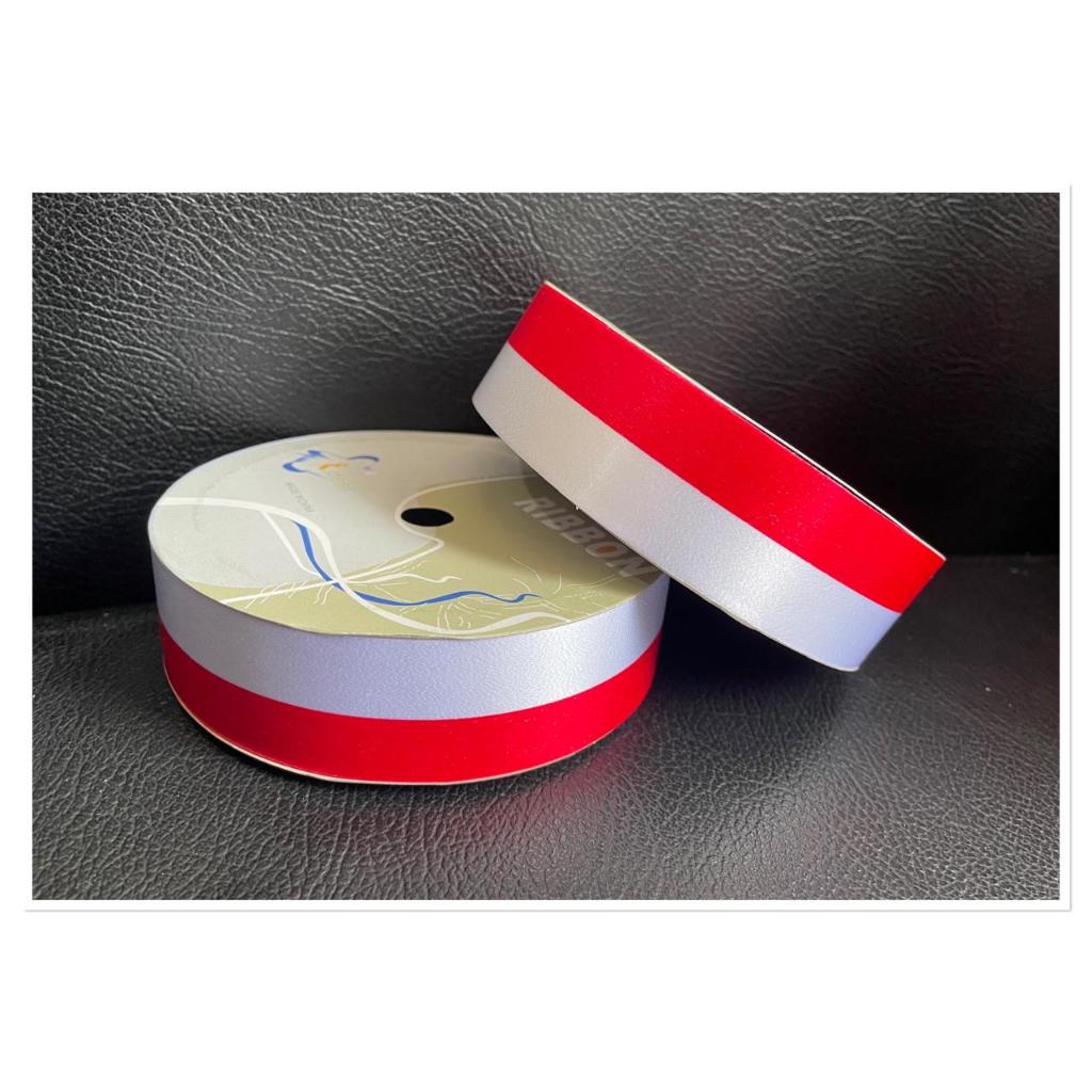 

SUNPARTY PITA JEPANG MERAH PUTIH 3 CM / PITA MERAH PUTIH PER PCS