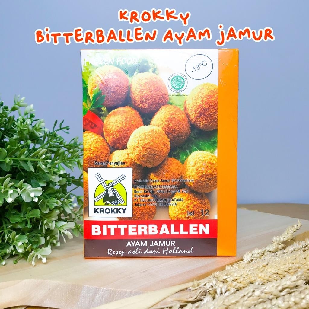 

Krokky Bitterballen Ayam Jamur - Frozen Food Premium