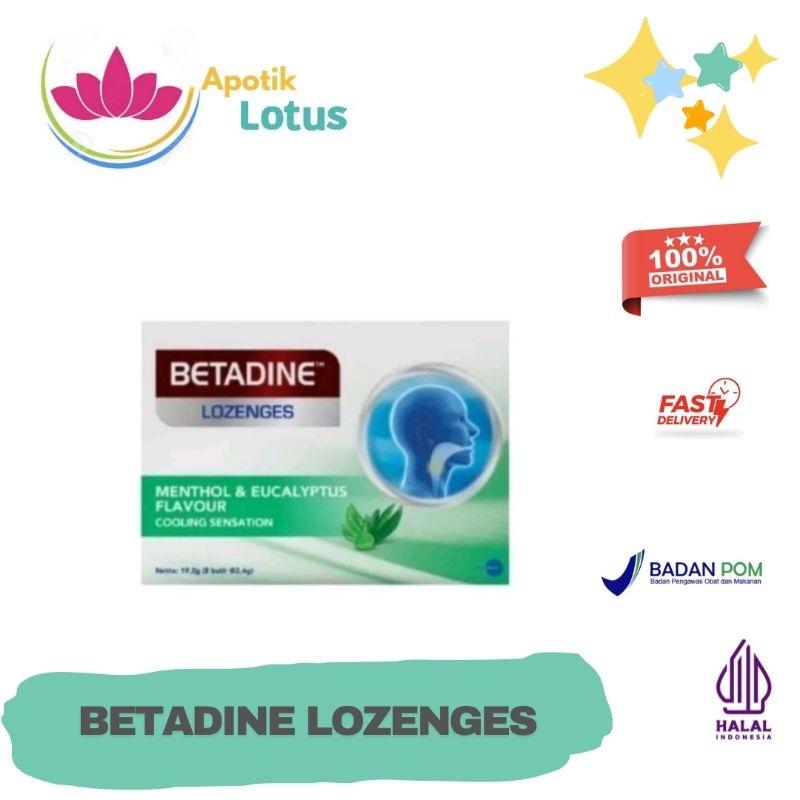 Betadine lozenges / betadine permen
