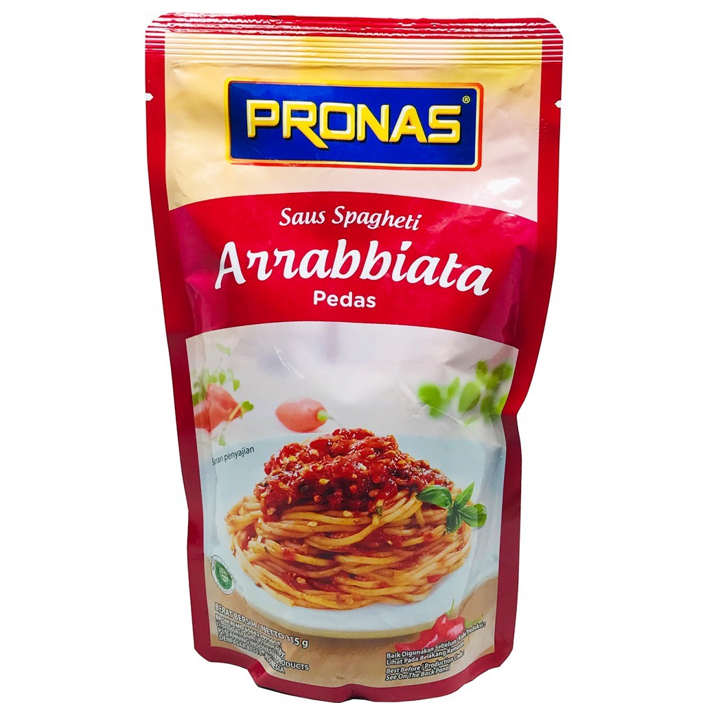 

PRONAS Saus Spaghetti Arrabbiata pedas 315 g