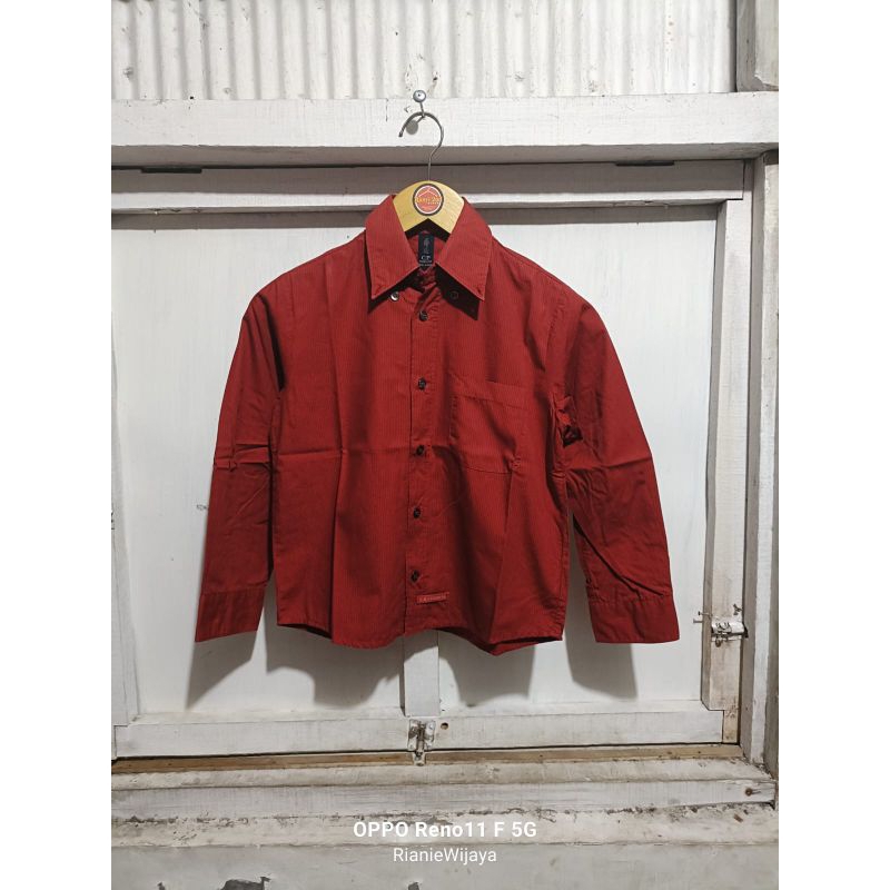 Kemeja Kids Cp Company Red Original