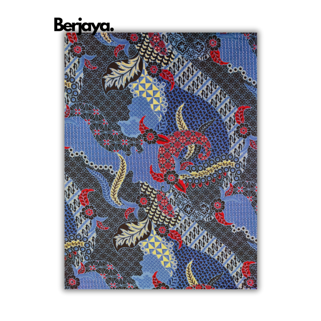 Kain Batik Katun Motif Bunga