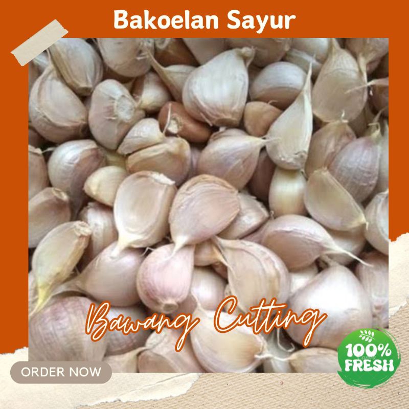 

BAWANG PUTIH KATING CUTTING BERSIH KERING PER PACK