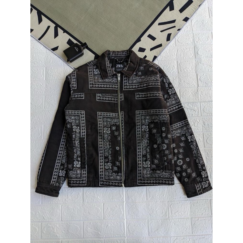 Work Jacket Denim Zara Sold