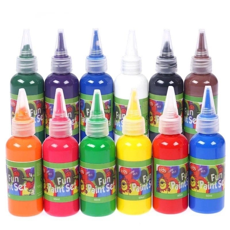 

FUN FINGER PAINT ANAK / CAT LUKIS ANAK NON TOXIC / CAT LUKIS WASHABLE