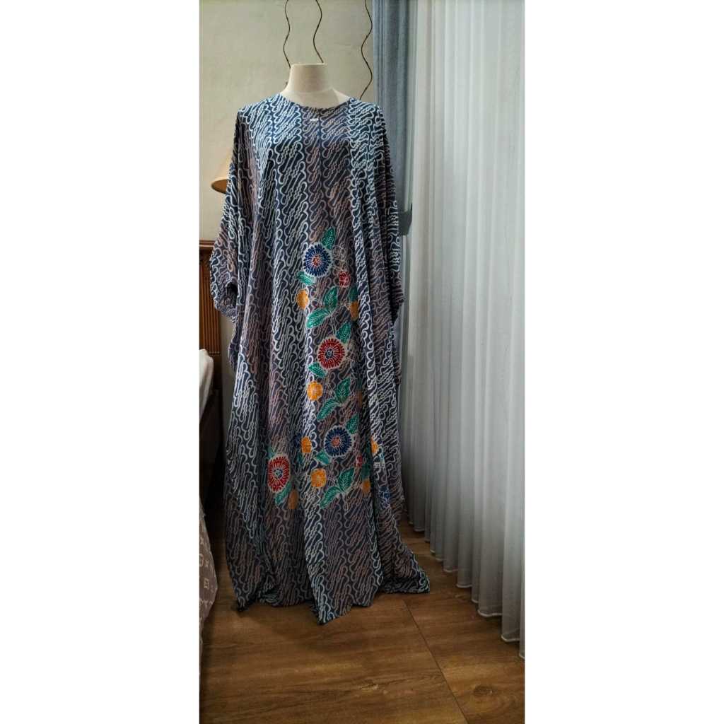 GAMIS KAFTAN BATIK | GAMIS KAFTAN BATIK BUSUI LD 166cm