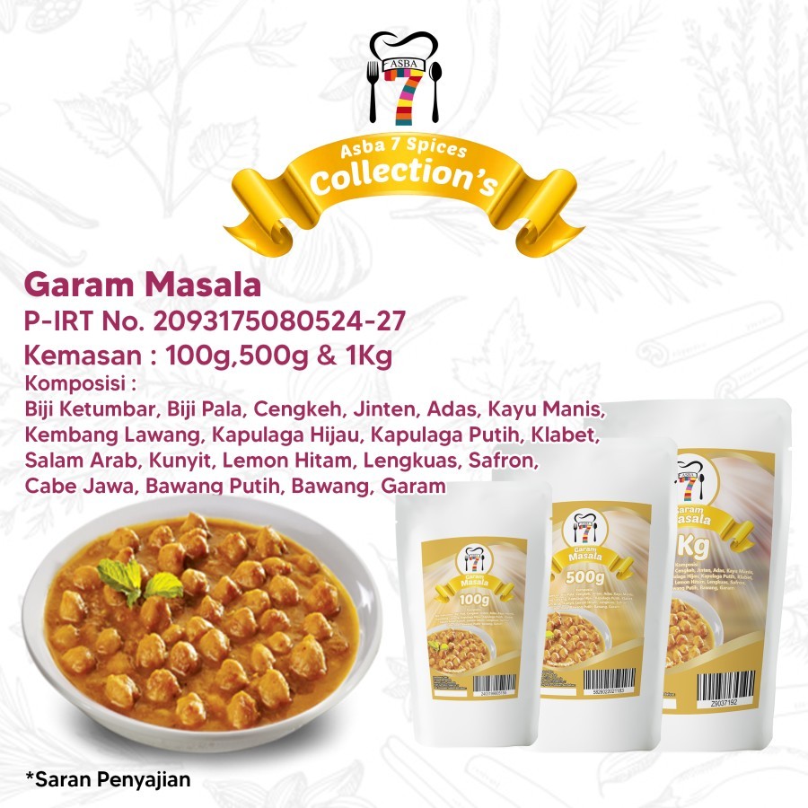 

ASBA GARAM MASALA 100G