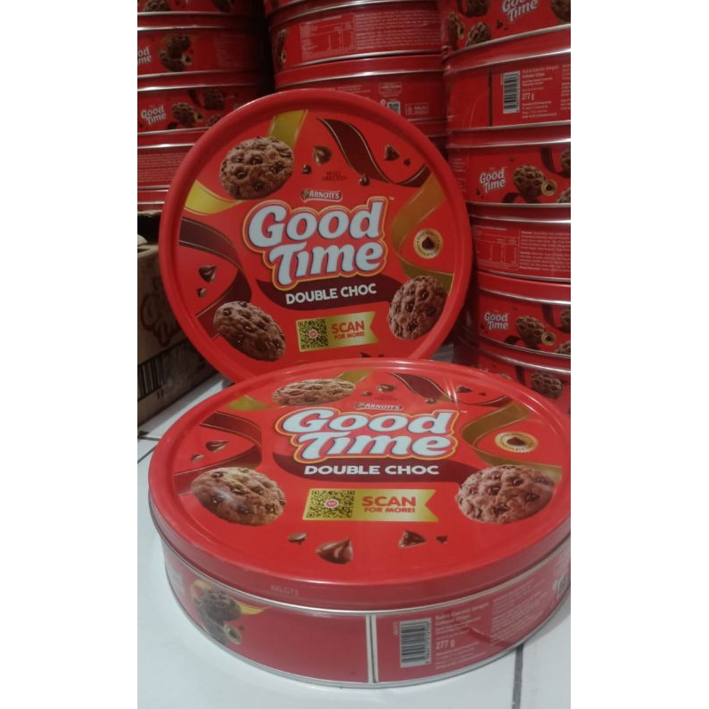 

Good Time Double choc 277gr/good time kaleng jumbo