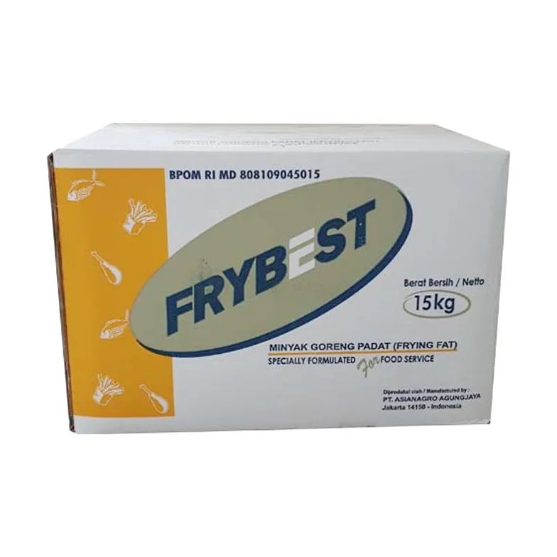 

KODE P9P FRYBEST MINYAK PADAT 15KG PER KARTON