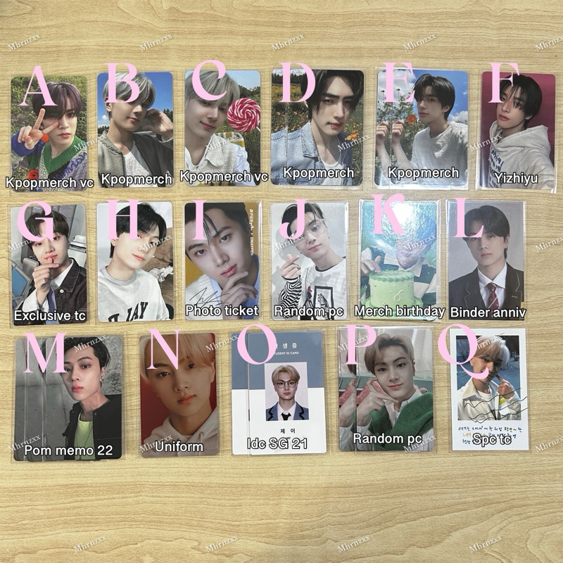 [READY] Official Photocard pc jay heeseung sunghoon jake enhypen kpopmerch ld lucky draw photo ticke