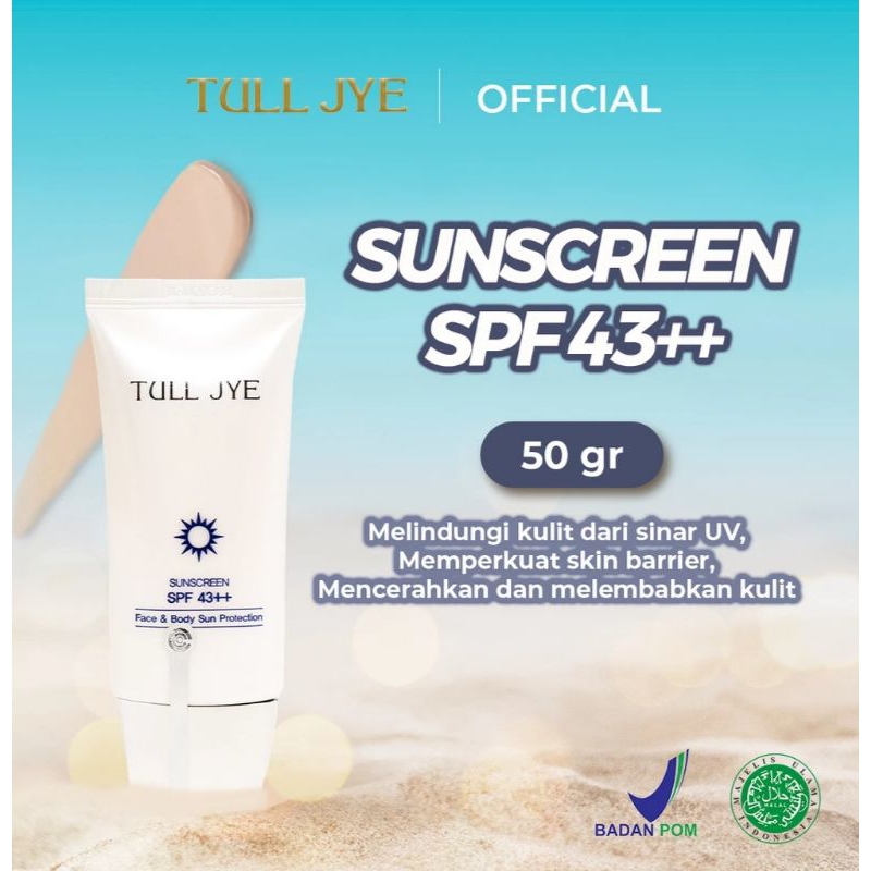 Sunscreen Tull Jye Original / Sunscreen Tull Jye / Tull Jye Sunscreen Spf 43++