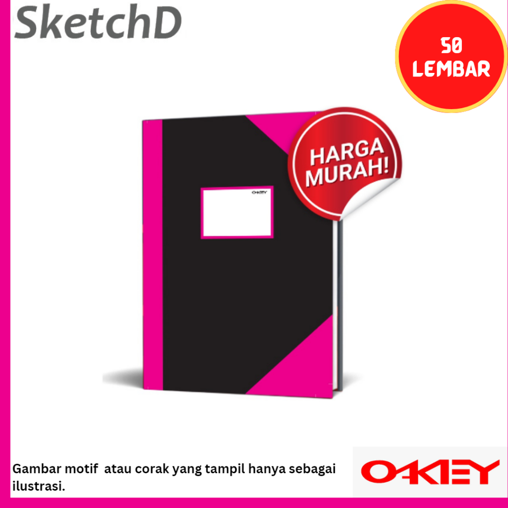 

Buku Kas Keuangan Kantor Register Kecil Okey Kwarto A5 Hardcover Book 21 x 16 cm 50 lembar bergaris