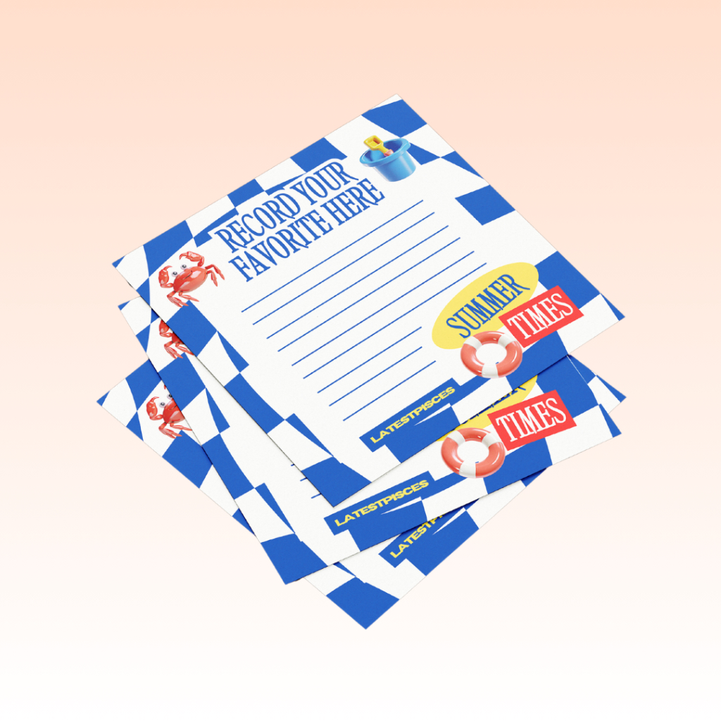 

[latestpisces] notepad summertime