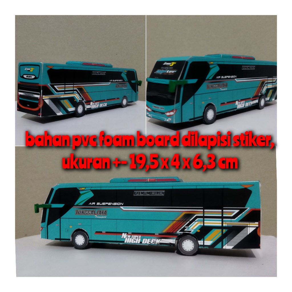 Miniatur Bus Tunggal Jaya Jupiter