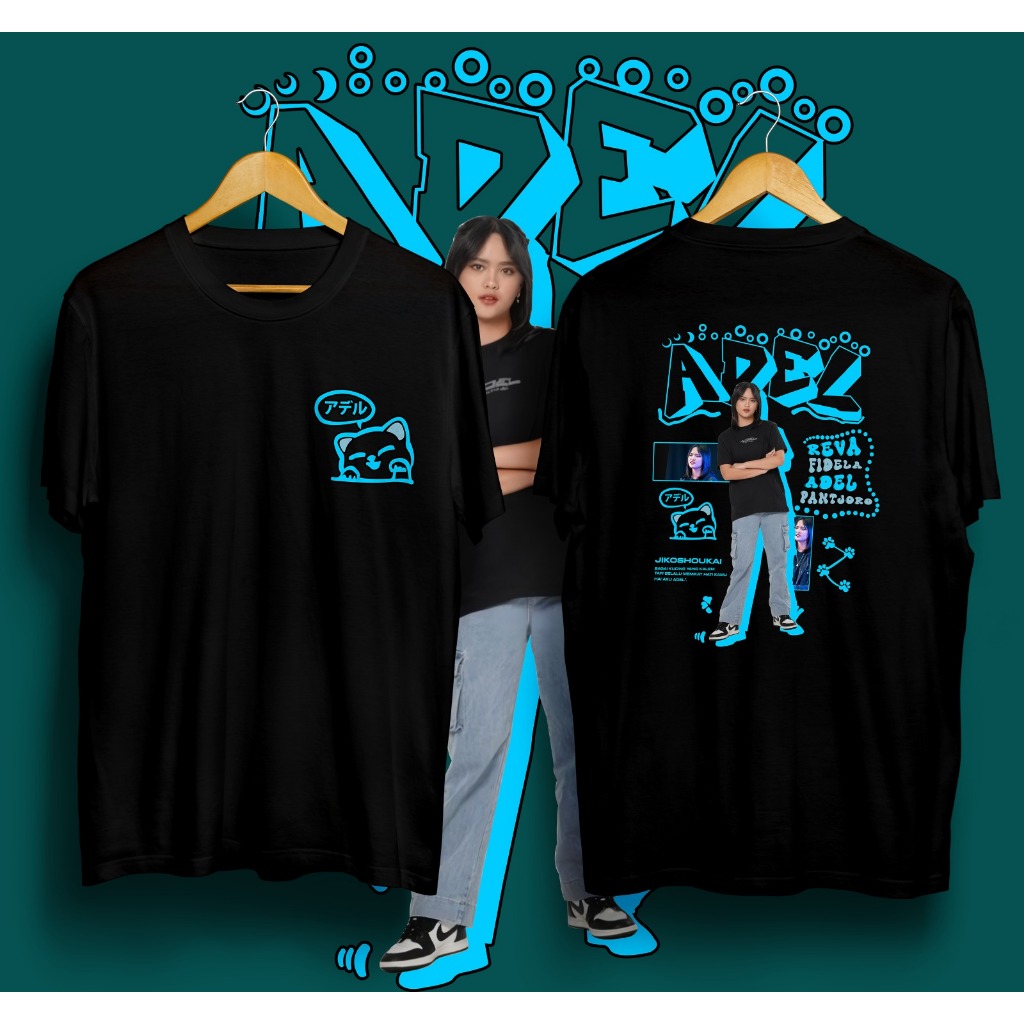 [FREE STIKER] T-Shirt Kaos Adel JKT48//Kaos JKT48//T-Shirt JKT48 - Cotton Combed 24s