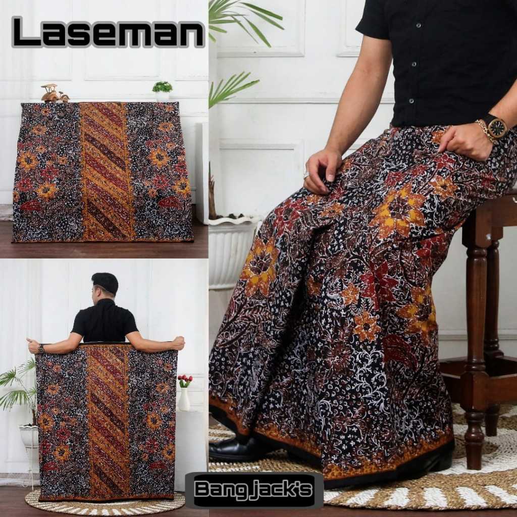 NADHIFA - Sarung Batik Laseman, Bawahan Muslim Pria Sarung Pria Dewasa Sarung Batik Pria Sarung Bati