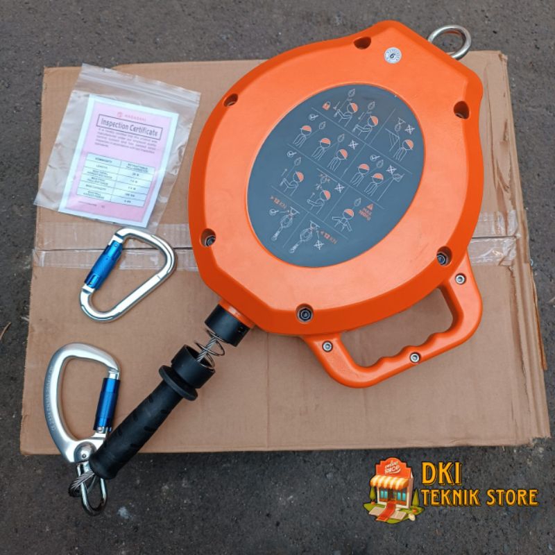 Fall Arrester Nagasaki 6 10 12 15 20 Meter Retractable Fall Arester Safety