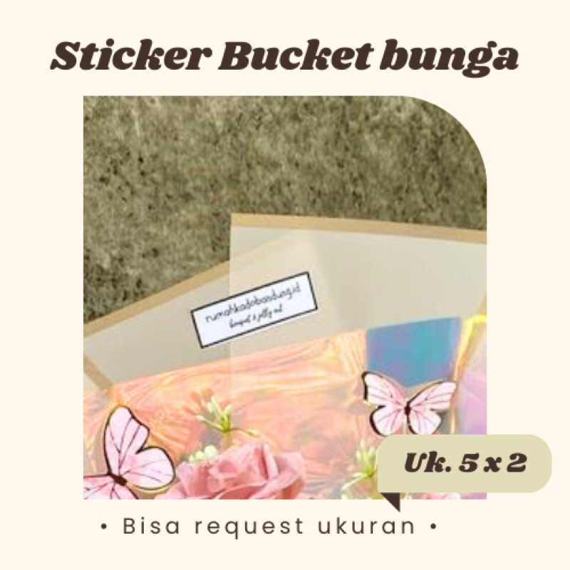 

STICKER BUCKET BUNGA TERMURAH 45 pcs