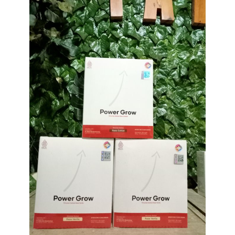 

POWER GROW BERNUTRISI rasa vanila& cokelat untuk umur 12/17 tahun