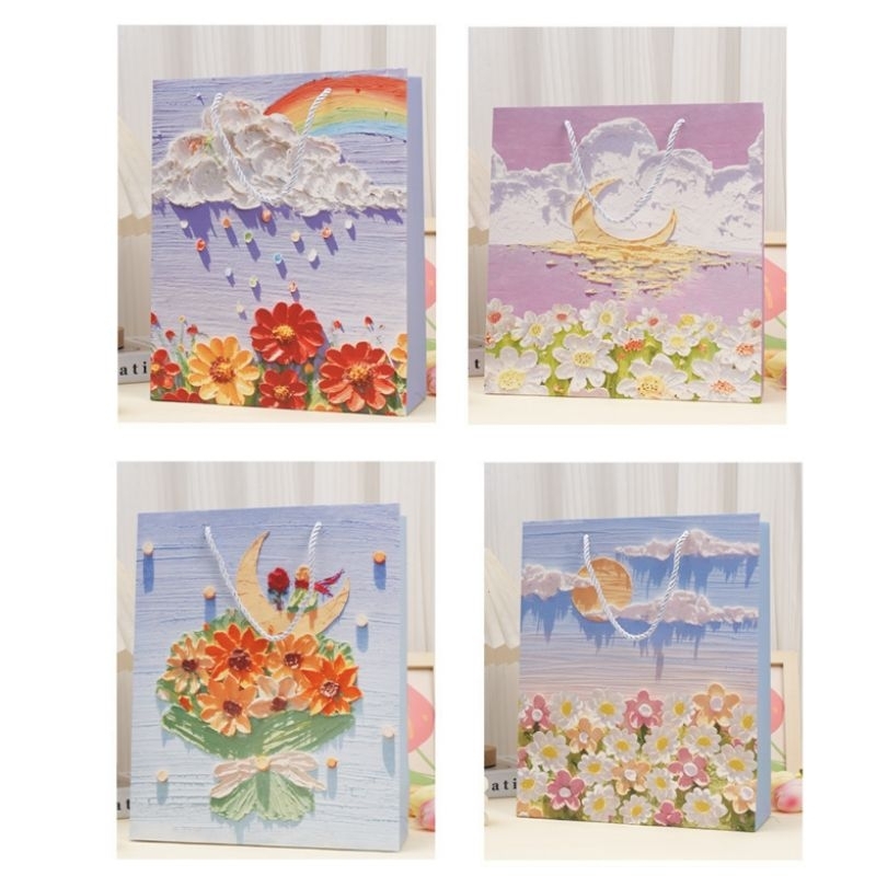 

PAPER BAG OIL PASTEL GOODIE BAG TAS SOUVENIR ULANG TAHUN