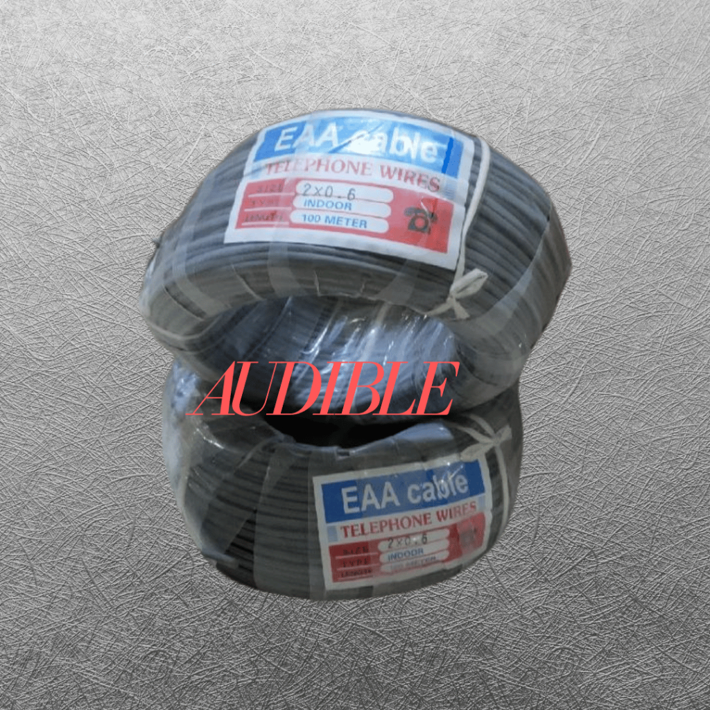 KABEL TELEPON EAA ETERNA 2 x 0.6 (2x0.6) 100 METER KABEL WALET ISI 2