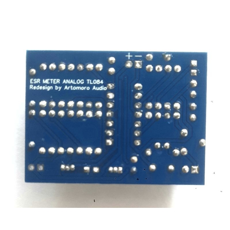 Kit Modul ESR Meter Analog TL084 dobel layer sudah termasuk stiker