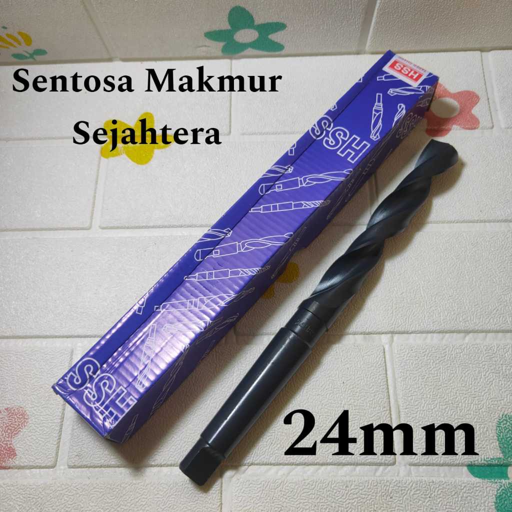 24mm Mata Bor Besi Cones 24 mm Kones Mata Bor Taper Shank Hss Twist Drill