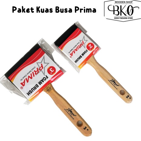 

Ready Terkini Paket kuas busa PRIMA 2 3 premium brush waterbased