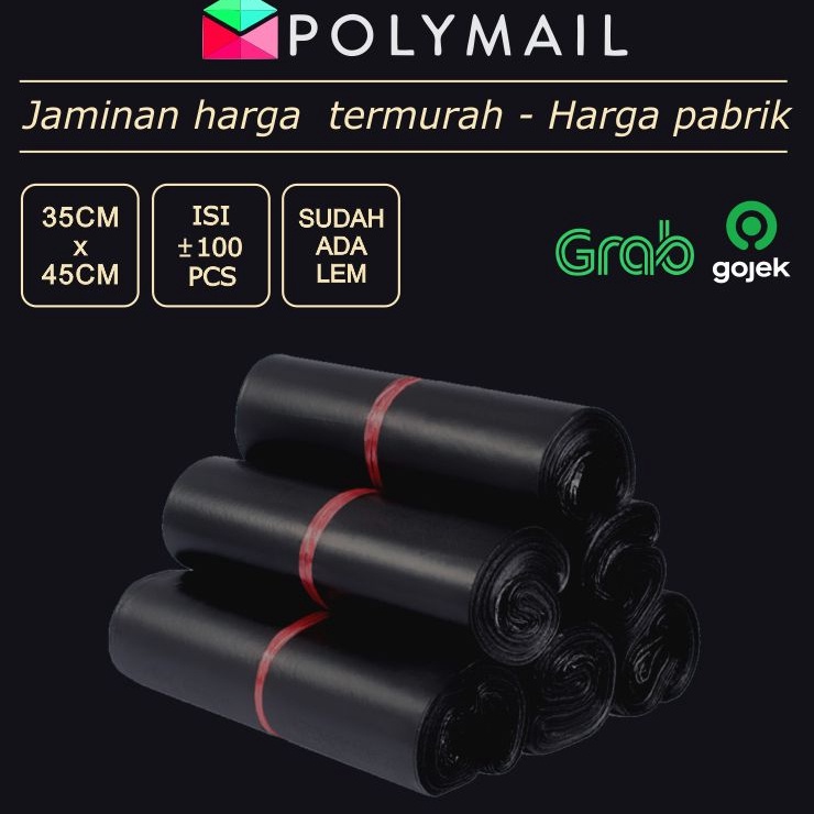 

Special Quality POLYMAILER 1PCS 35x5CM HITAM GLOSSY PLASTIK PACKING