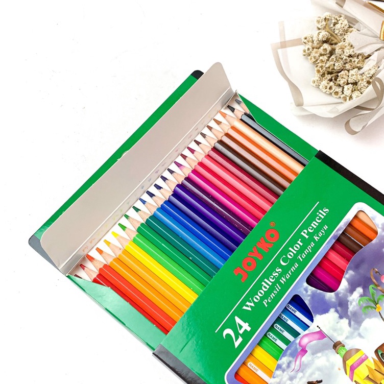 

Garansi Terhemat 1 Set Color Pencil Pensil Warna Joyko CP14 24 Warna