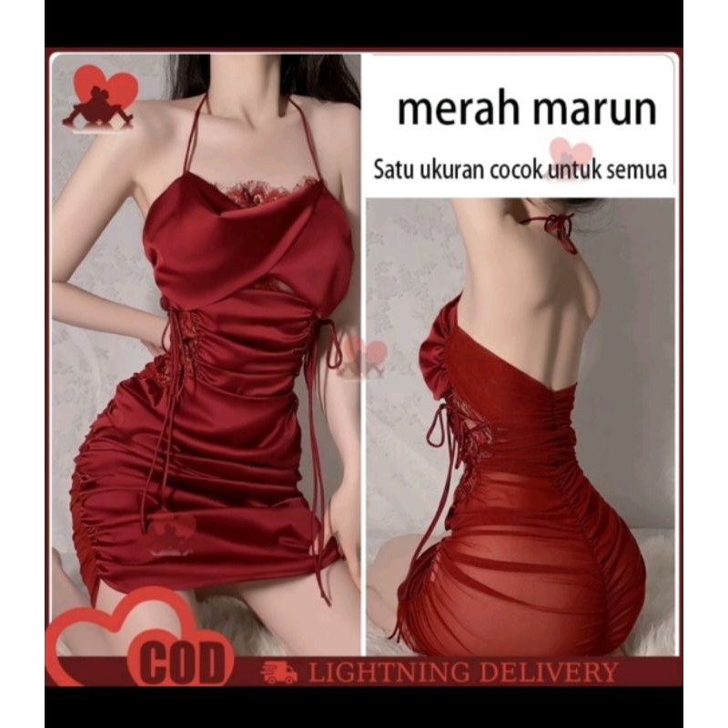 ✅ jeso lingerie sexy baju dinas malam baju lc gaun malam
