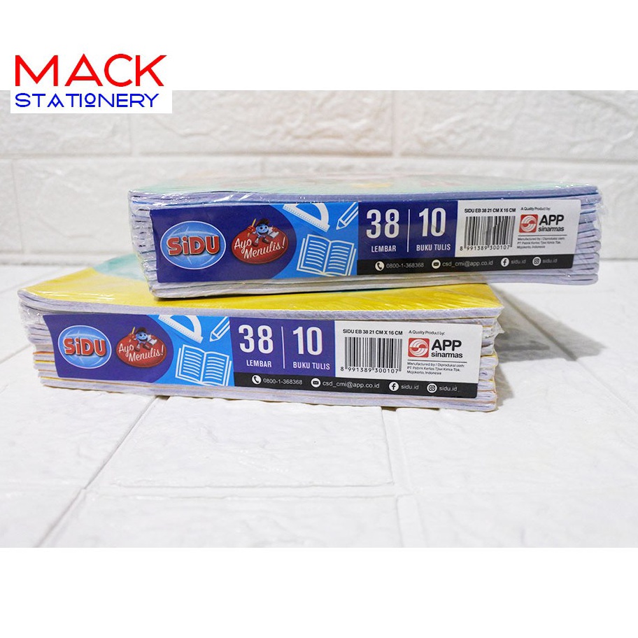 

Garansi Pemesanan Buku Tulis SIDU 38 Lembar ISI 1 BUKU