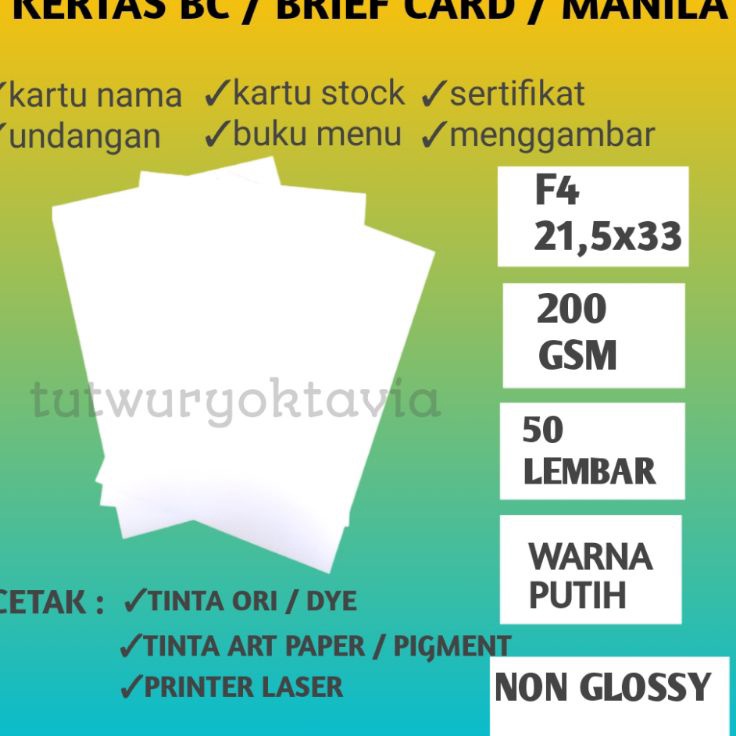 

Pusat Produsen Kertas brief cardkartutik tebal 2 gsm F4 isi 5 lembar