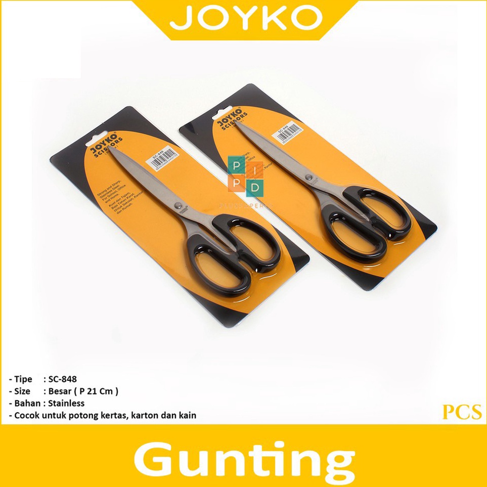 

Ready Laris JOYKO Gunting Besar SC 848 Stainles Steel Pcs