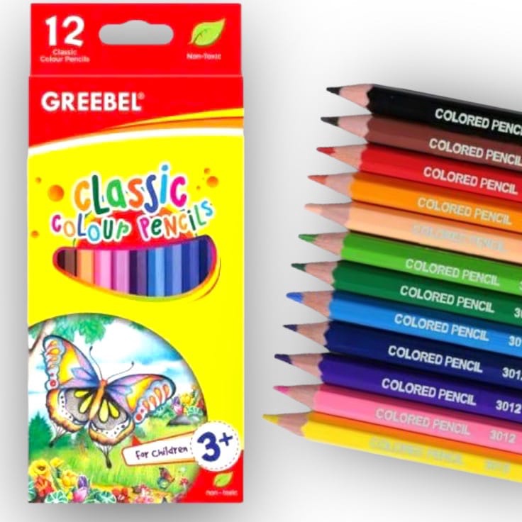 

Serbu Obral PENSIL WARNA GREEBEL PANJANG ISI 12 12 Classic Color Pencils 712