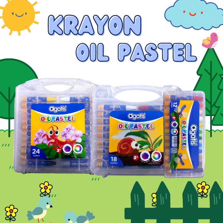 

Flash Sale Agatis Eco Krayon Oil Pastel