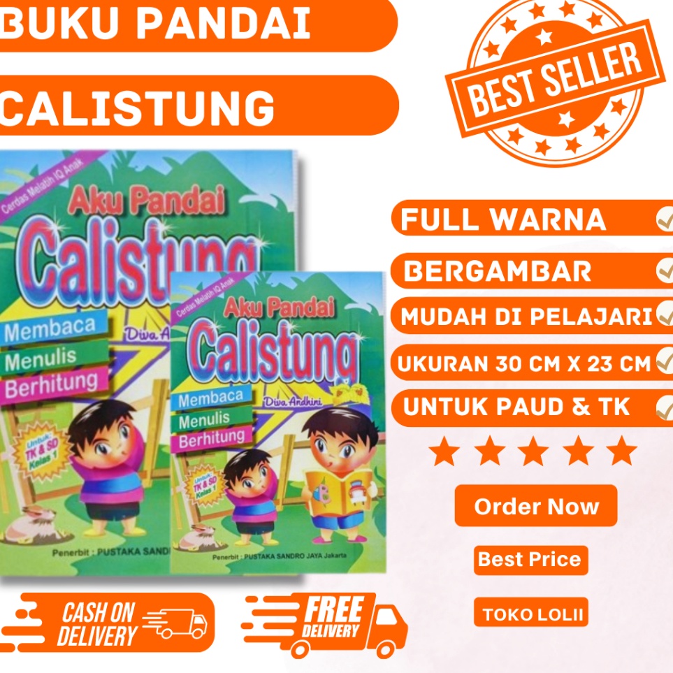 

Borong Buku Pandai Calistung Besar Full Warna Anak Paud Tk