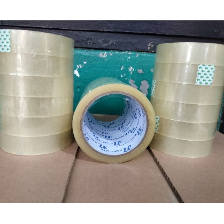 

Diskon Terviral LAKBAN BENING 6PCS 24mm X 72YARD LAKBAN 24MM LAKBAN KECIL SOLATIP LABAN OPP 24MM