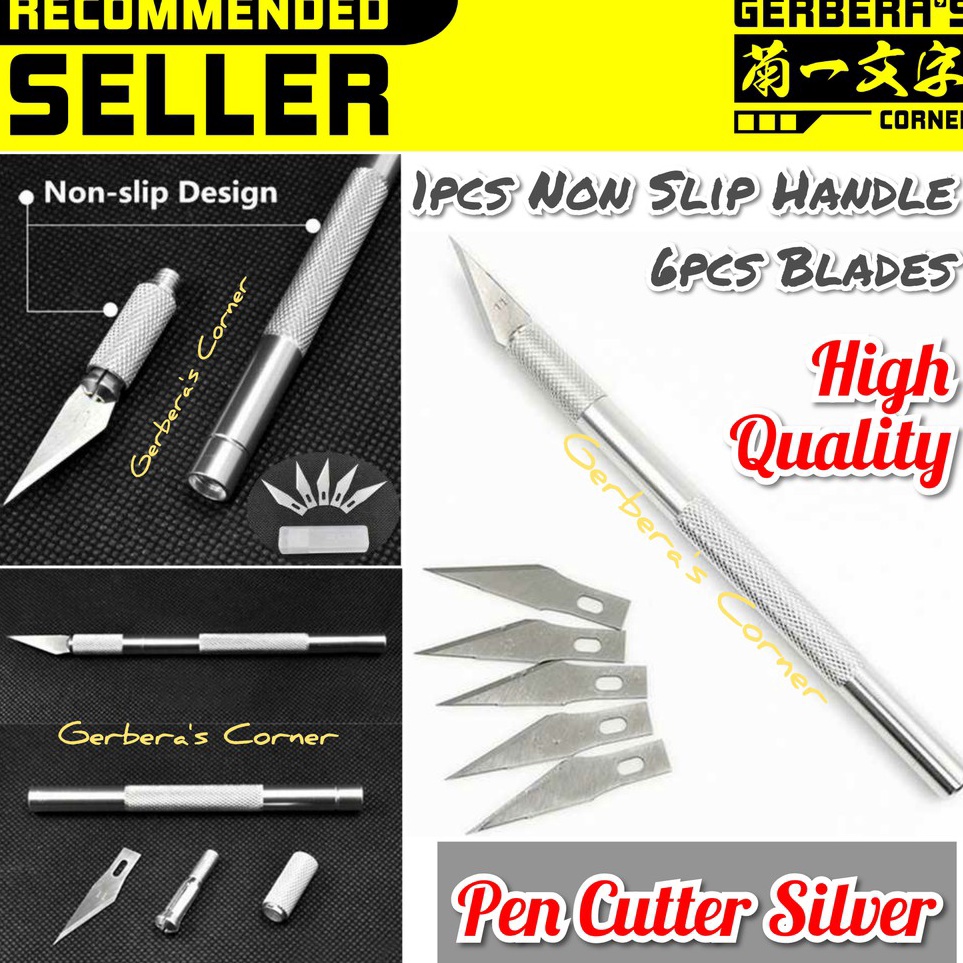 

Best Sale Pen Cutter Silver Hobby Knife Art Knife