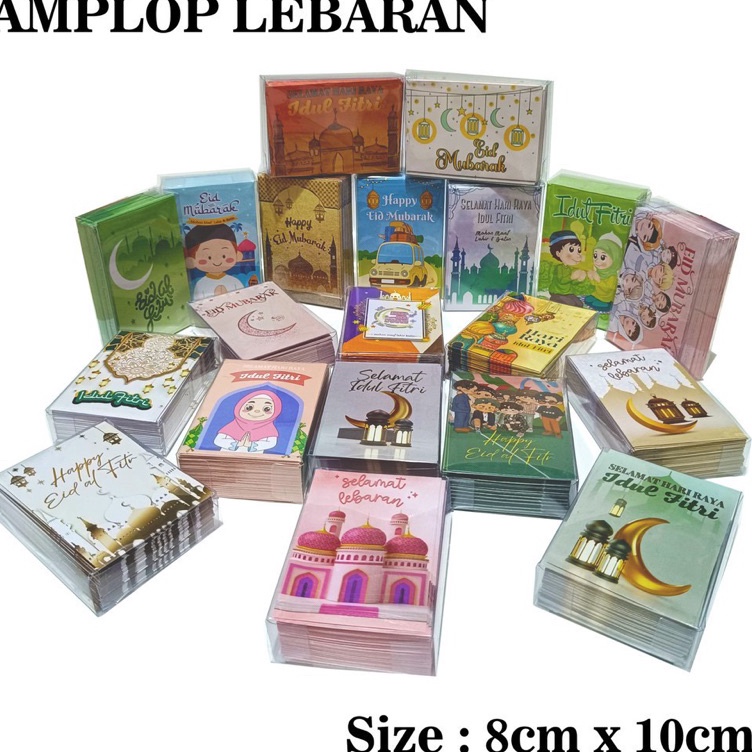 

Grosir Resmi AMPLOP LEBARAN HARI RAYA IDUL FITRI 224 ISI 5 Pcs Lembar Motif Lucu