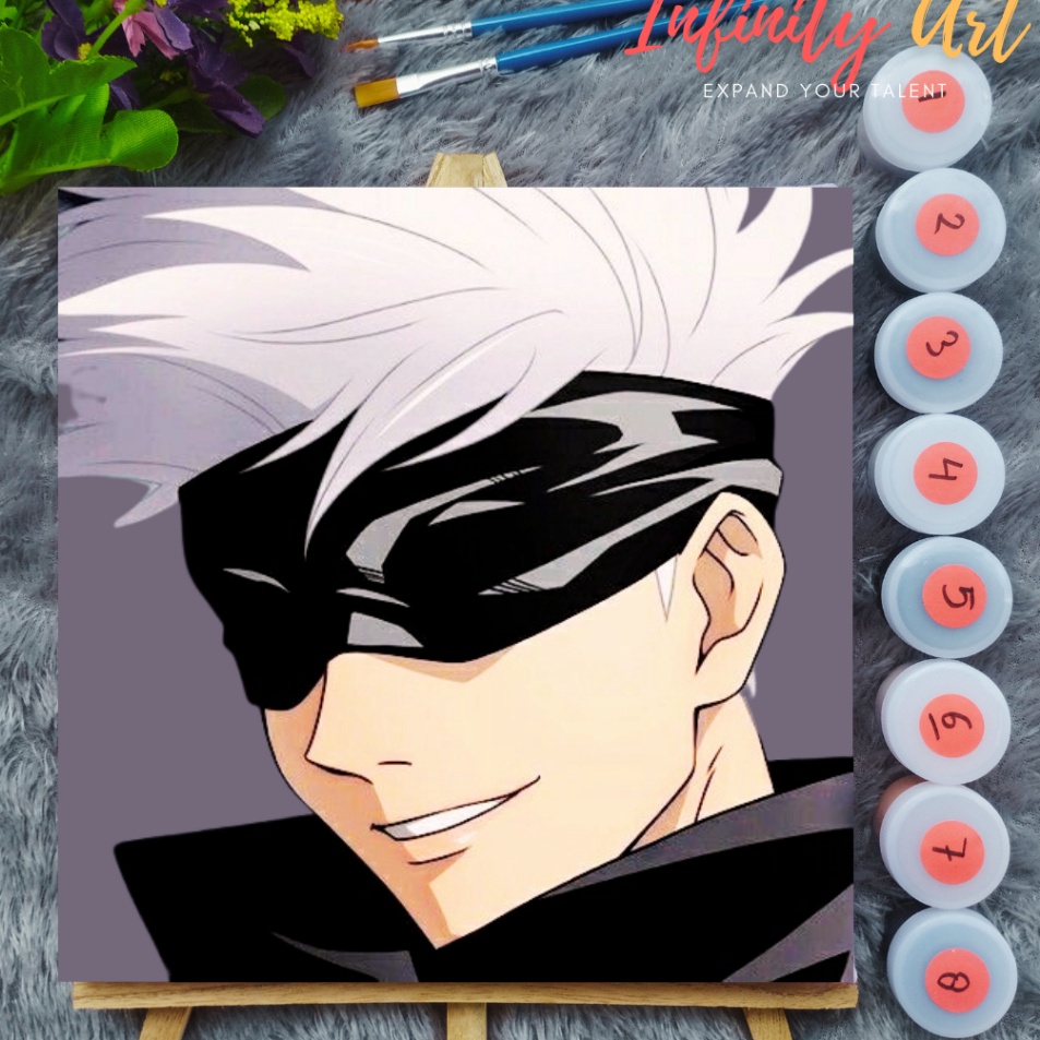 

Serbu Sekarang Paint by Number Jujutsu Kaisen Gojou Satoru Paint By Number Anime 2x2 cm Paint by Number Kit DIY canvas painting Kit mewarnai lukisan with wooden frame numbers kanvas painting kit with frame siap lukis oil painting paint by numbe