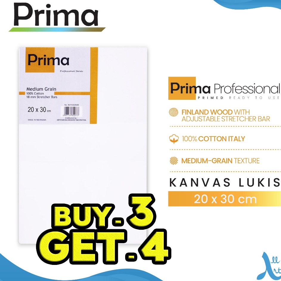 

Sedang Viral Kanvas Lukis Prima Professional 2x3cm Cotton Canvas
