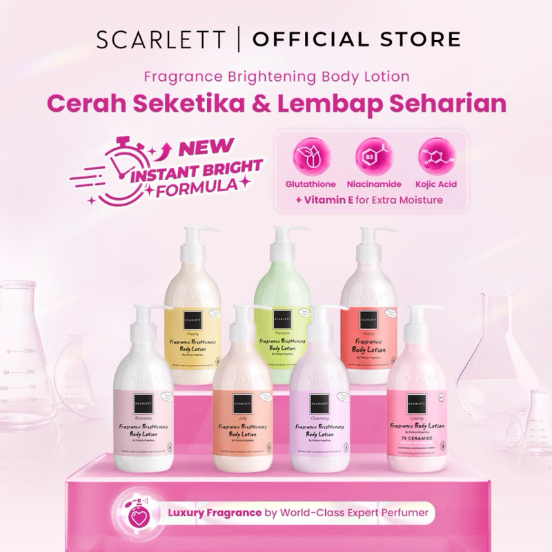 SCARLETT BODY LOTION | SCARLETT BODY SERUM | SCARLETT BODY CREAM