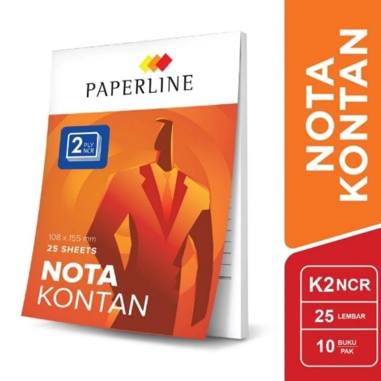 

Super Quality Nota Kontan K2 NCR Paperline Kecil 2 Ply 1 Pcs
