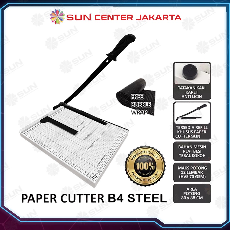 

KODE S5N5 Paper Cutter Folio F4 B4 Alat Potong Mesin Pemotong Kertas HVS Sticker Dos PVC ID Card Yellow Board Art Paper Vinyl Bontax Camel Kertas Foto A5 A4 F4 B4 Glossy Silky Glossy Photo Paper