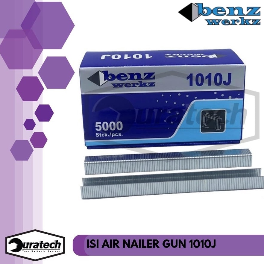 

KODE N35N Isi Staples Tembakan Angin 11J Benz Werkz Isi Steples 1mm 11J Kodenki isi staples paku tembak 11J air nailer gun stapler angin isi 5pcs Refill paku tembak angin type 11J airnailer gun isi stapler Kodenki isi staples paku tem