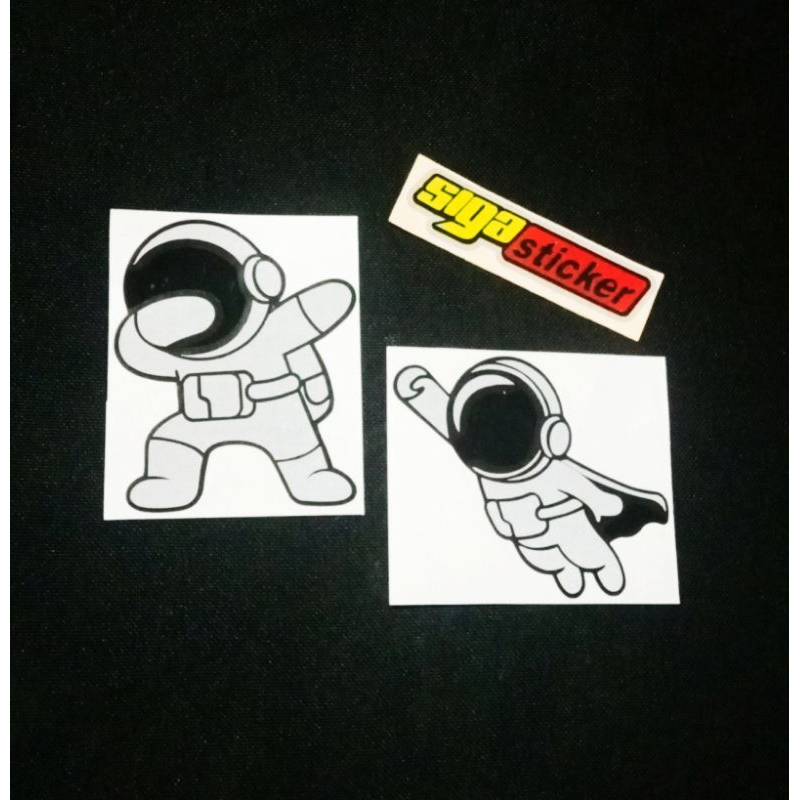 

Sticker Stiker Astronout Cutting